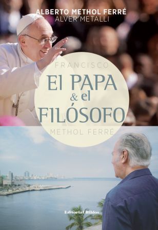 La tapa del libro "El Papa y el Filosofo", en las librerias de Argentina