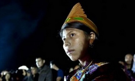 Giovane indigena del Chiapas