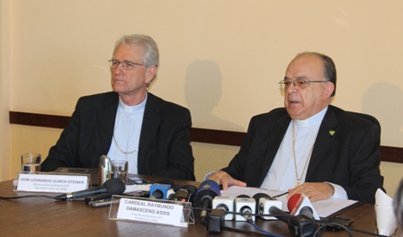 LA CHIESA BRASILIANA SOLIDARIZZA CON I MANIFESTANTI. Mentre il governo esprime allarme per il viaggio del Papa ormai prossimo LA CHIESA BRASILIANA SOLIDARIZZA CON I MANIFESTANTI. Mentre il governo esprime allarme per il viaggio del Papa ormai prossimo