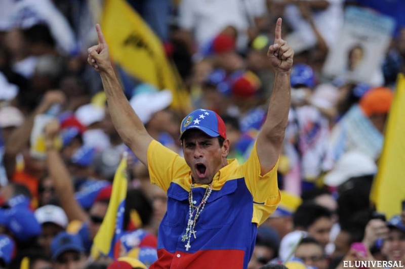 Henrique Caprile, leader dell'opposizione in Venezuela