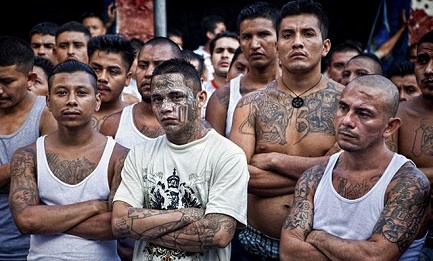 Foto di gruppo con tattuaggio