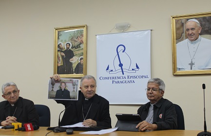 Tempo di annunci. Il nunzio Ariotti nella sede della Conferenza episcopale del Paraguay