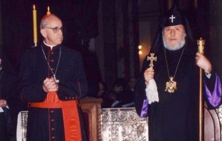 Karekin II, eletto Patriarca degli armeni nel 1999, e Bergoglio cardinale a Buenos Aires