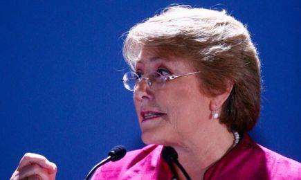 La presidente cilena Bachelet