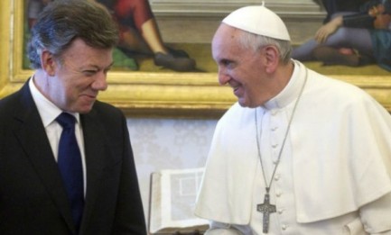 LA COLOMBIA DOPO CUBA. Santos chiede la mediazione del Papa per chiudere la lunga stagione di violenza. Che accetta e si dice pronto a viaggiare nel Paese