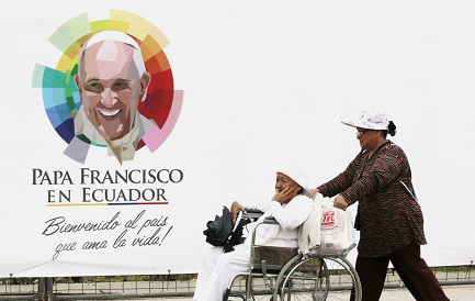 “UN UOMO DI CUI CI SI PUO’ FIDARE”. Popolo, festa e preghiera, le tre dimensioni della tappa ecuadoriana del viaggio di Francesco