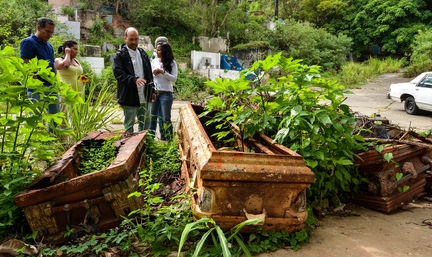 Tombe aperte nel Cementerio General de Sur di Caracas