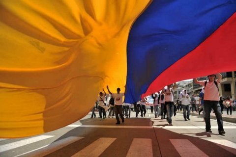 Manifestazione per la pace a Bogotà