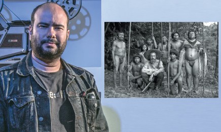 Il regista colombiano Ciro Guerra, 36 anni, e una scena del film. Foto: Juan Carlos Sierra