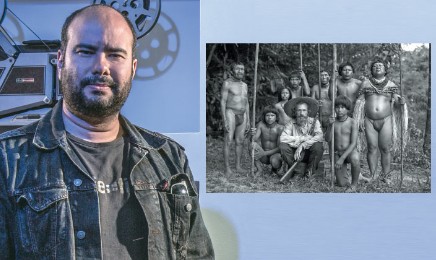 Il regista colombiano Ciro Guerra, 36 anni, e una scena del film. Foto: Juan Carlos Sierra