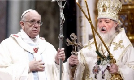 Papa Francesco e il Patriarca Kirill