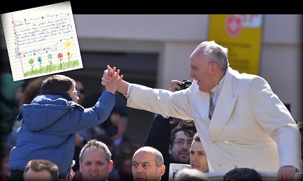 “FAI CAPIRE A MIA MAMMA CHE I BAMBINI NON VANNO CASTIGATI”. La Misericordia vista dagli occhi dei bambini che scrivono al Papa in Vaticano