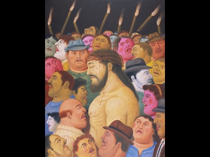 Jesus y la multitud [Cristo e la moltitudine], 2010 - Medellin, Museo d'Antioquia