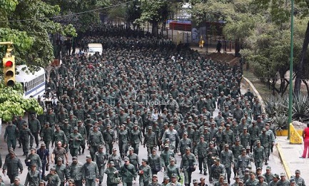 Esercitazione militare in Venezuela