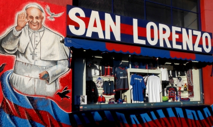 Murales dipinto nel quartiere Boedo di Buenos Aires. Foto Lorenzo Galliani