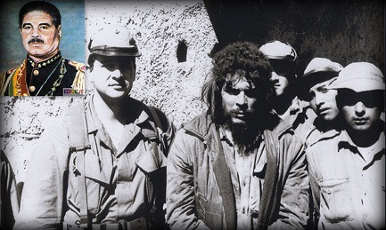 L’arresto di “Che” Guevara in Bolivia. Nel riquadro il militare che ne ordinò l’uccisione