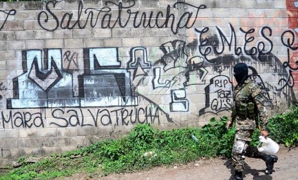 PIANO GRAFFITI ZERO. Lo ha lanciato il governo di El Salvador per cancellare dalle pareti i messaggi violenti delle pandillas PIANO GRAFFITI ZERO. Lo ha lanciato il governo di El Salvador per cancellare dalle pareti i messaggi violenti delle pandillas