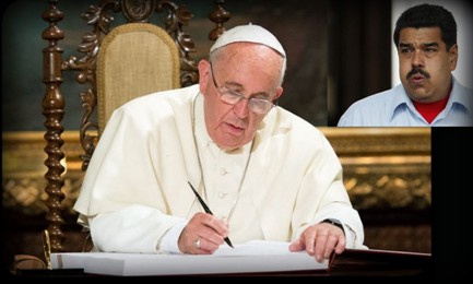 VENEZUELA. PAPA FRANCISCO CI RIPROVA. Nuova lettera al Presidente Maduro a sostegno del dialogo