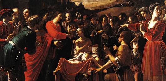 Mario Minniti (1577 – 1640), Il miracolo della vedova di Nain, Messina, Italia