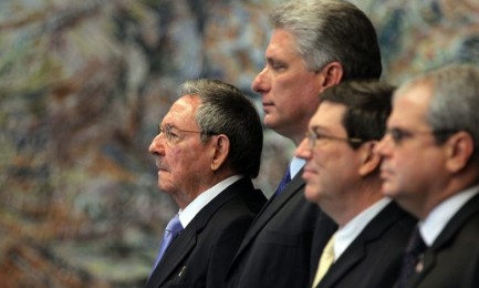 Raúl Castro, 85 anni, e il vicepresidente di Cuba Miguel Díaz-Canel, 56anni