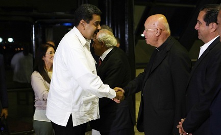 Si prepara un Celli bis? Il delegato vaticano con Maduro  in Venezuela lo scorso gennaio