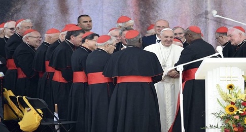 Papa Francesco e i vescovi di Cuba