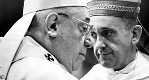Il cardinal Antonio Quarracino con Bergoglio