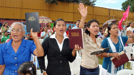 TASK FORCE EVANGELICA IN NICARAGUA. Verranno da tutto il mondo e sbarcheranno in 3000 per la “grande crociata cristiana” che percorrerà la maggior parte del paese TASK FORCE EVANGELICA IN NICARAGUA. Verranno da tutto il mondo e sbarcheranno in 3000 per la “grande crociata cristiana” che percorrerà la maggior parte del paese