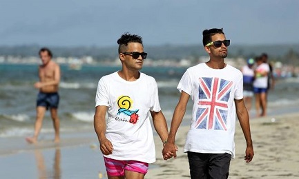 Una spiaggia nei pressi di L’Avana, luogo di ritrovo della comunità gay (Alejandro Ernesto-EFE)