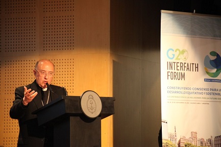 Il cardinale Barreto al recente Forum interreligioso di Buenos Aires