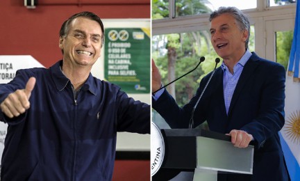 Jair Messias Bolsonaro e Mauricio Macri, così diversi, così simili